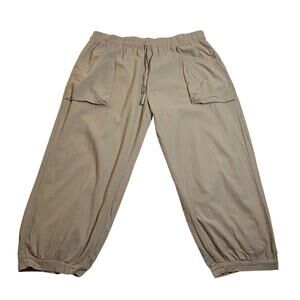 Women's High Rise Pull On Parachute Pants Size 4XL Minimalist Casual Boho Y2K